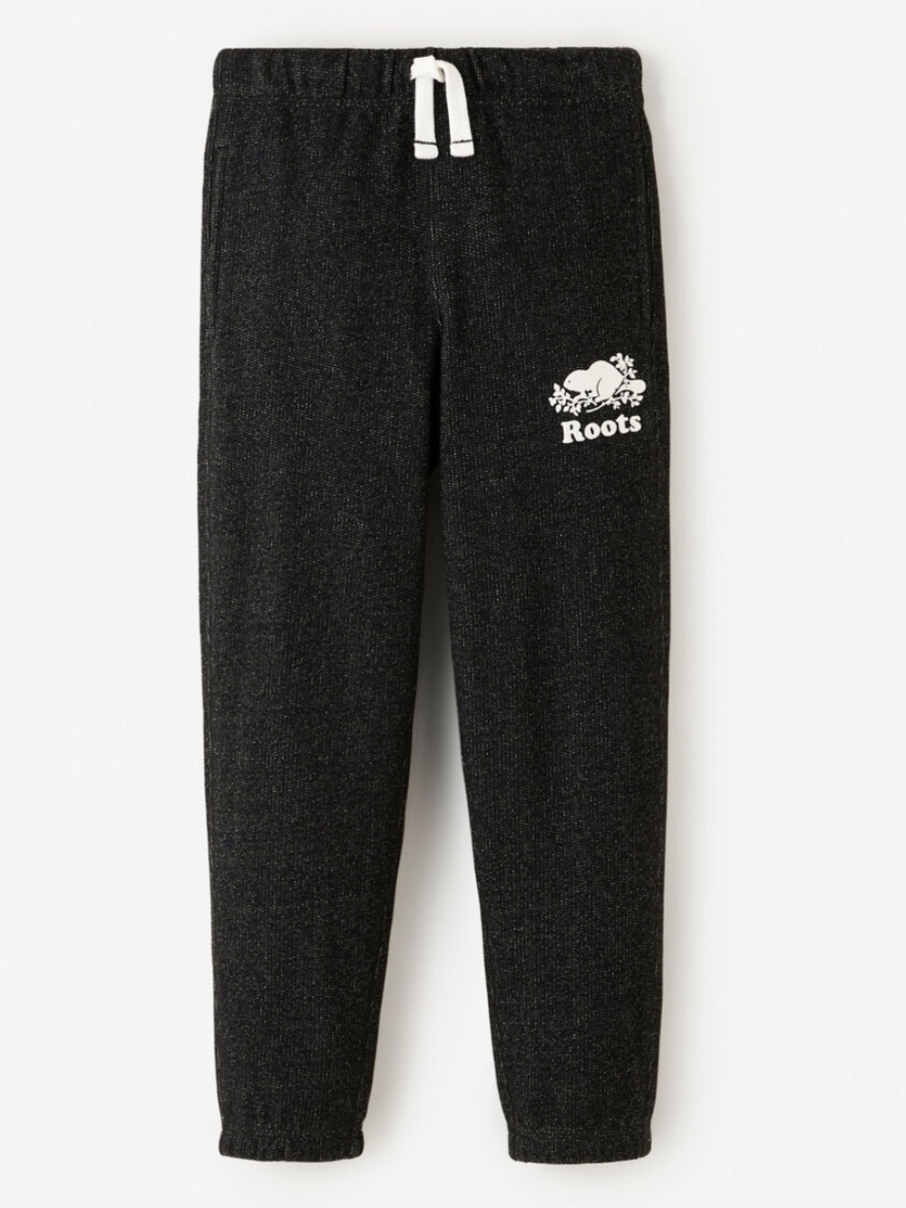 Roots Kids Black Pepper Sweatpants Organic Size 12 Unisex